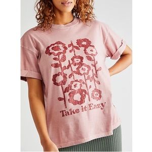 Free People X Girl Dangerous Take It Eazy Tee